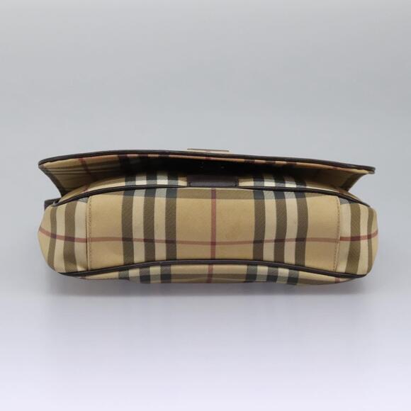 Burberry Nova Check Shoulder Bag Pvc Beige Brown - Picture 5 of 16